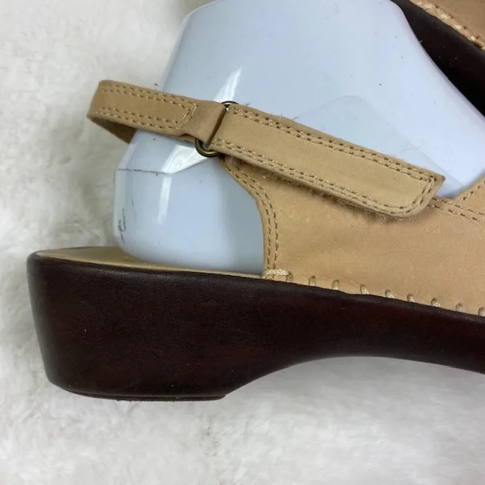 I Love Comfort Aylwin Leather‎ Slingback Hook and Loop Sandals, size 8.5